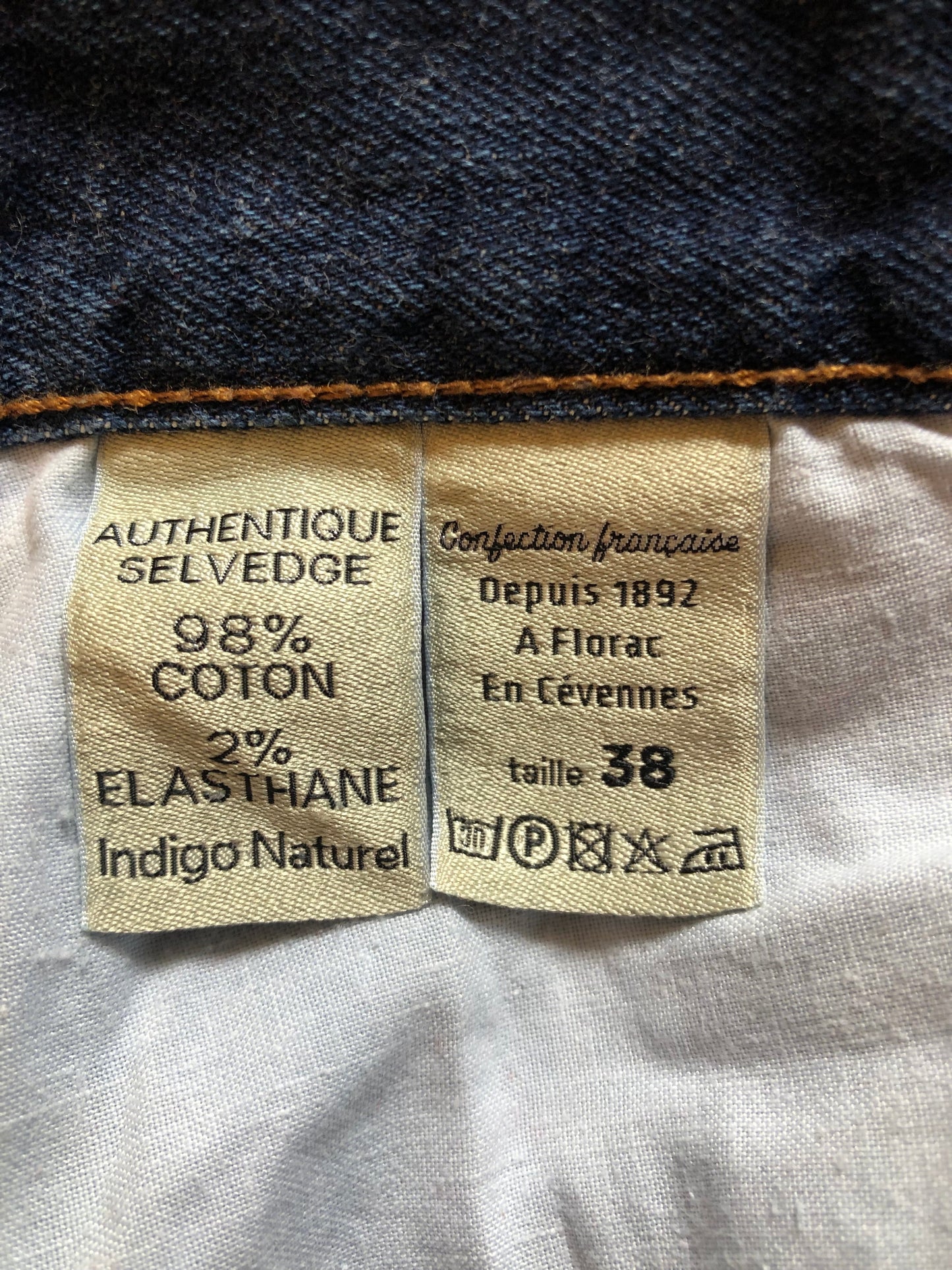 Jean droit ajusté Brut Selvedge - Alphonse
