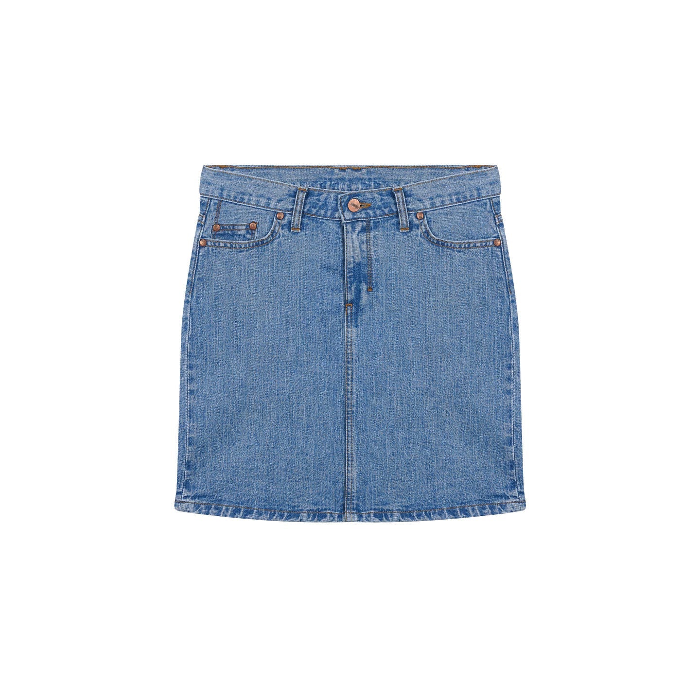 Mini jupe en jean clair - Fanny