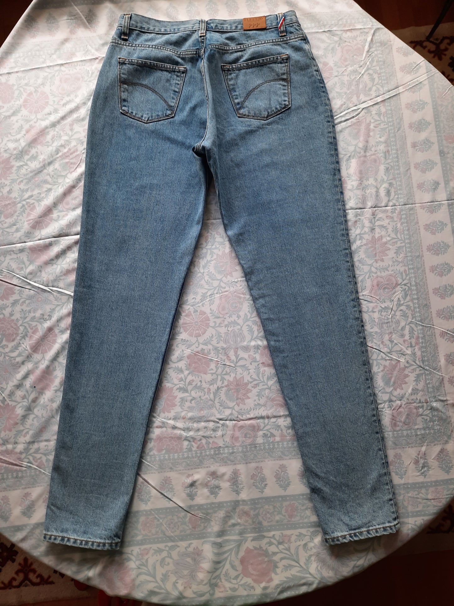 MARTHE - Jean femme mom taille haute Clair
