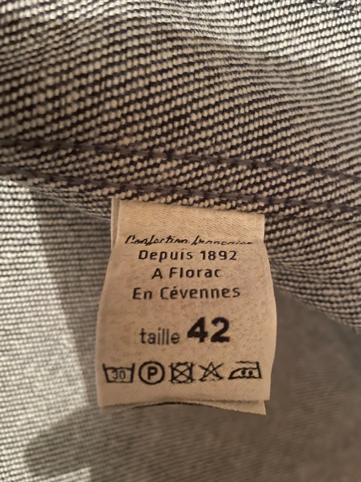 Veste en jean Laine Française - Méjean