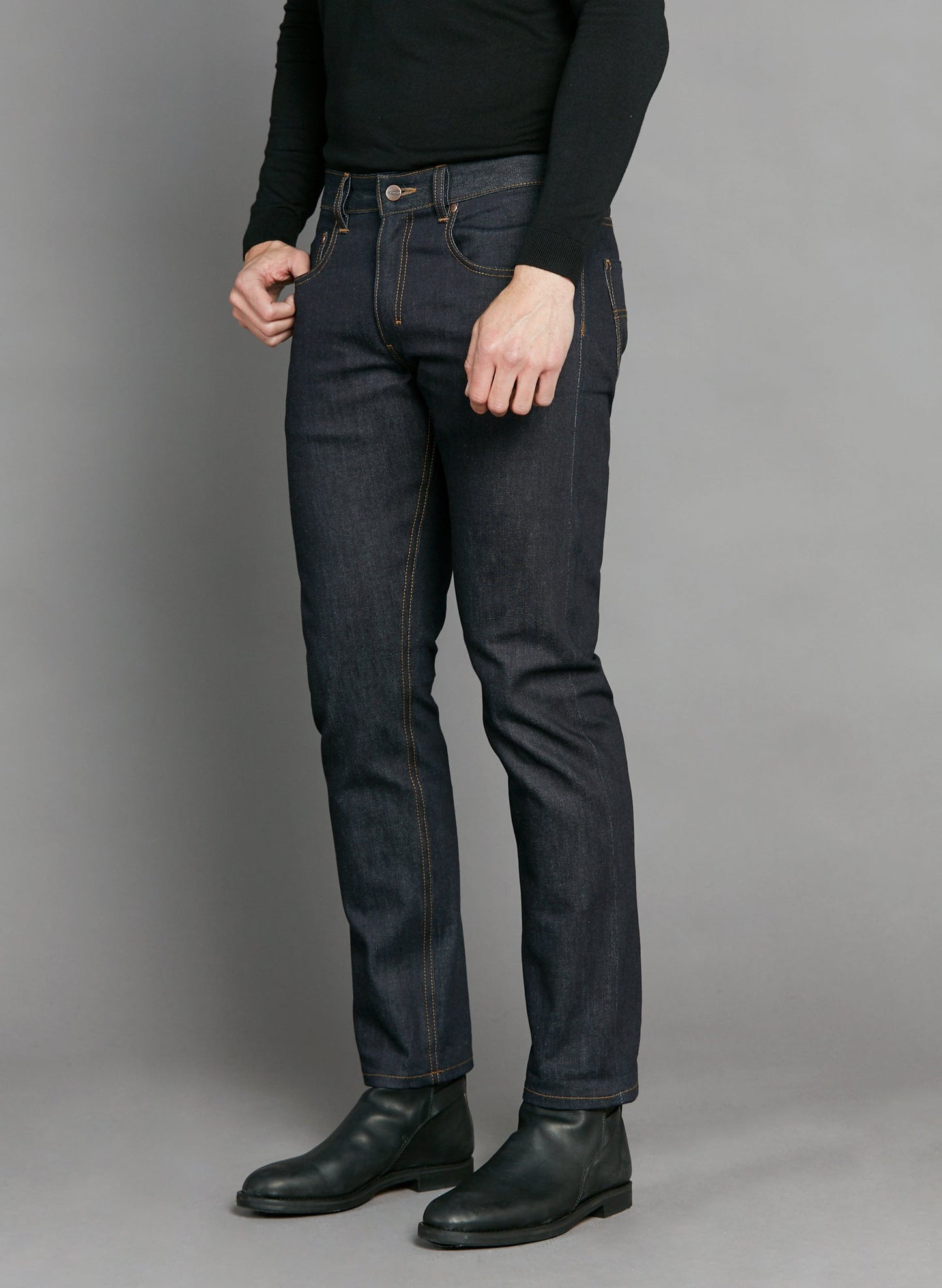 Jean droit ajusté Brut Selvedge - Alphonse