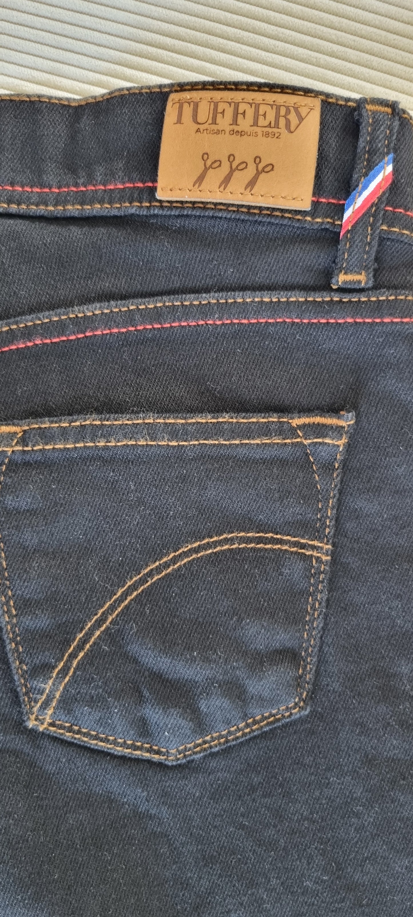 Jean slim taille standard Noir - Mathilde