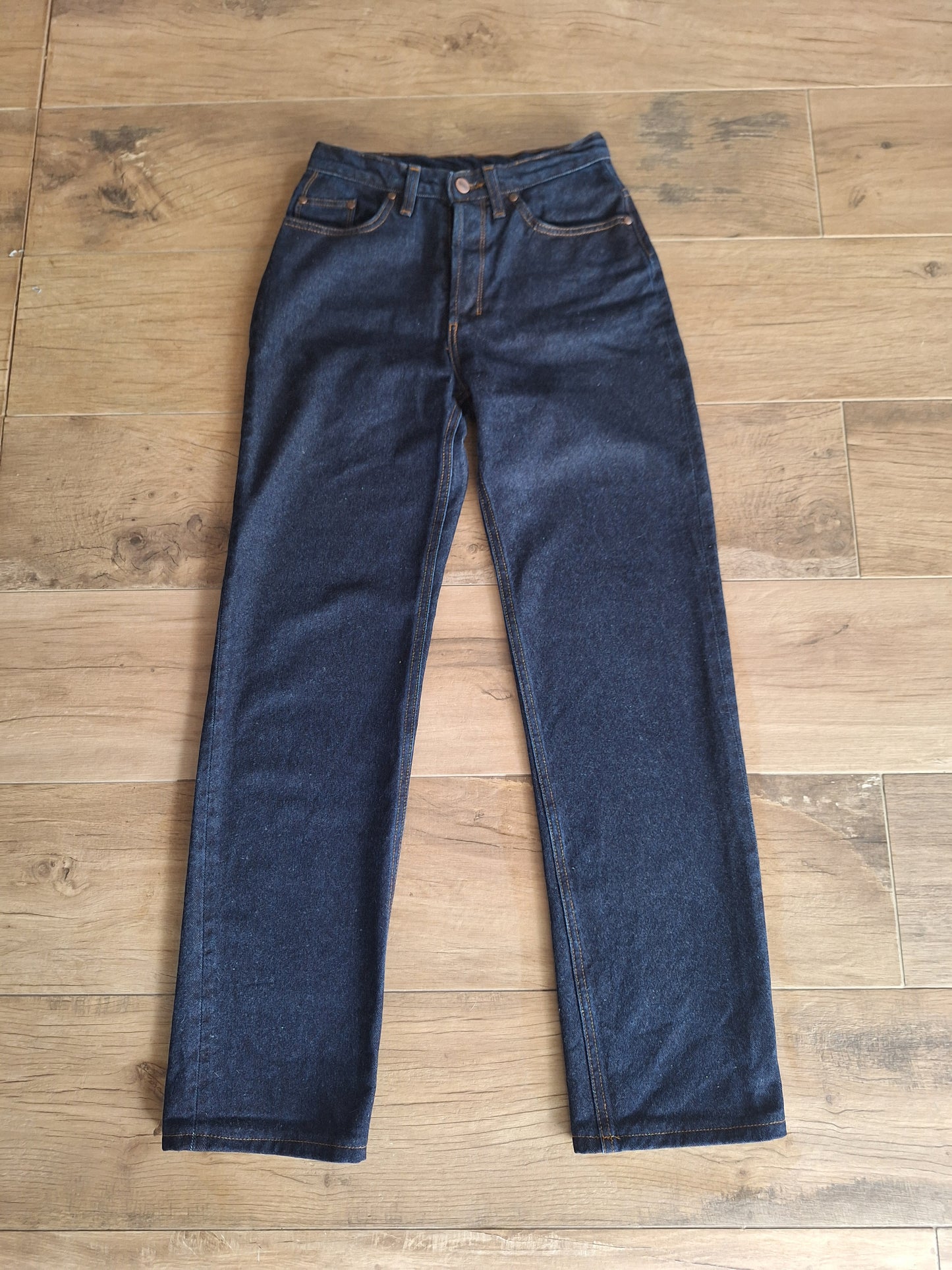 Jean femme droit taille haute Brut - Apolline