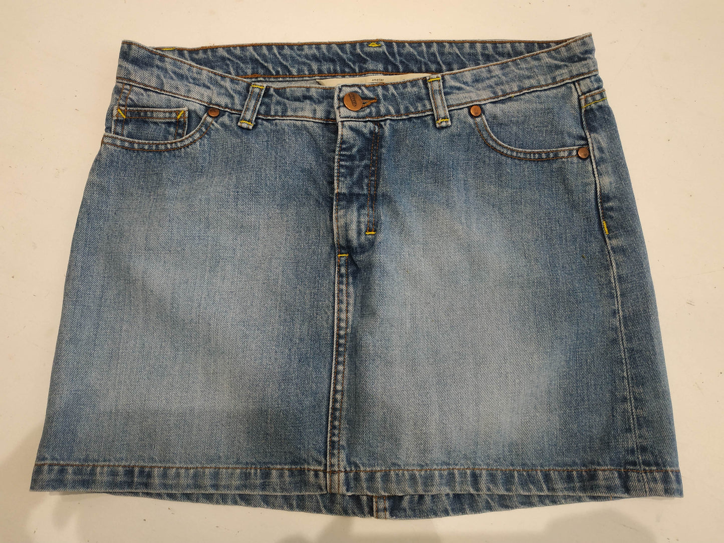 Mini jupe en jean clair - Fanny