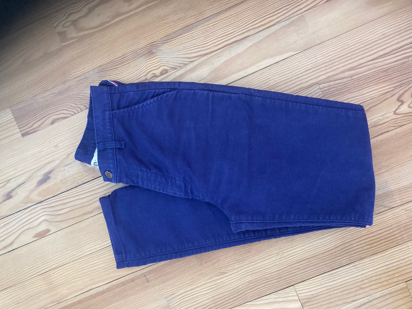 Chino ajusté taille haute Moleskine - Léonie