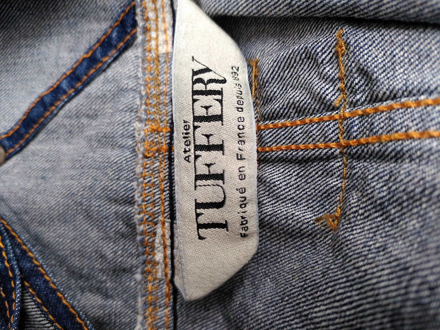 Salopette jean bio indigo naturel - André
