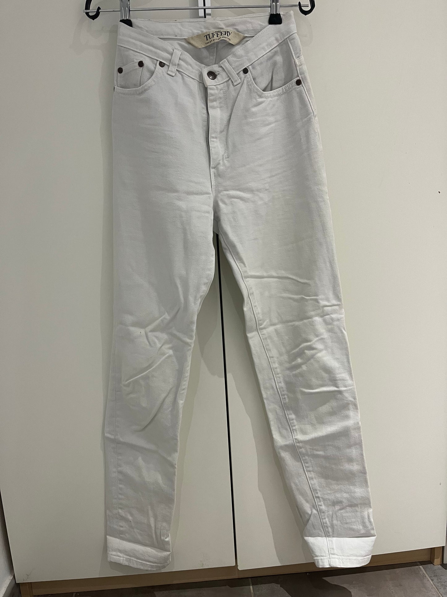 Jean mom taille haute blanc - Marthe