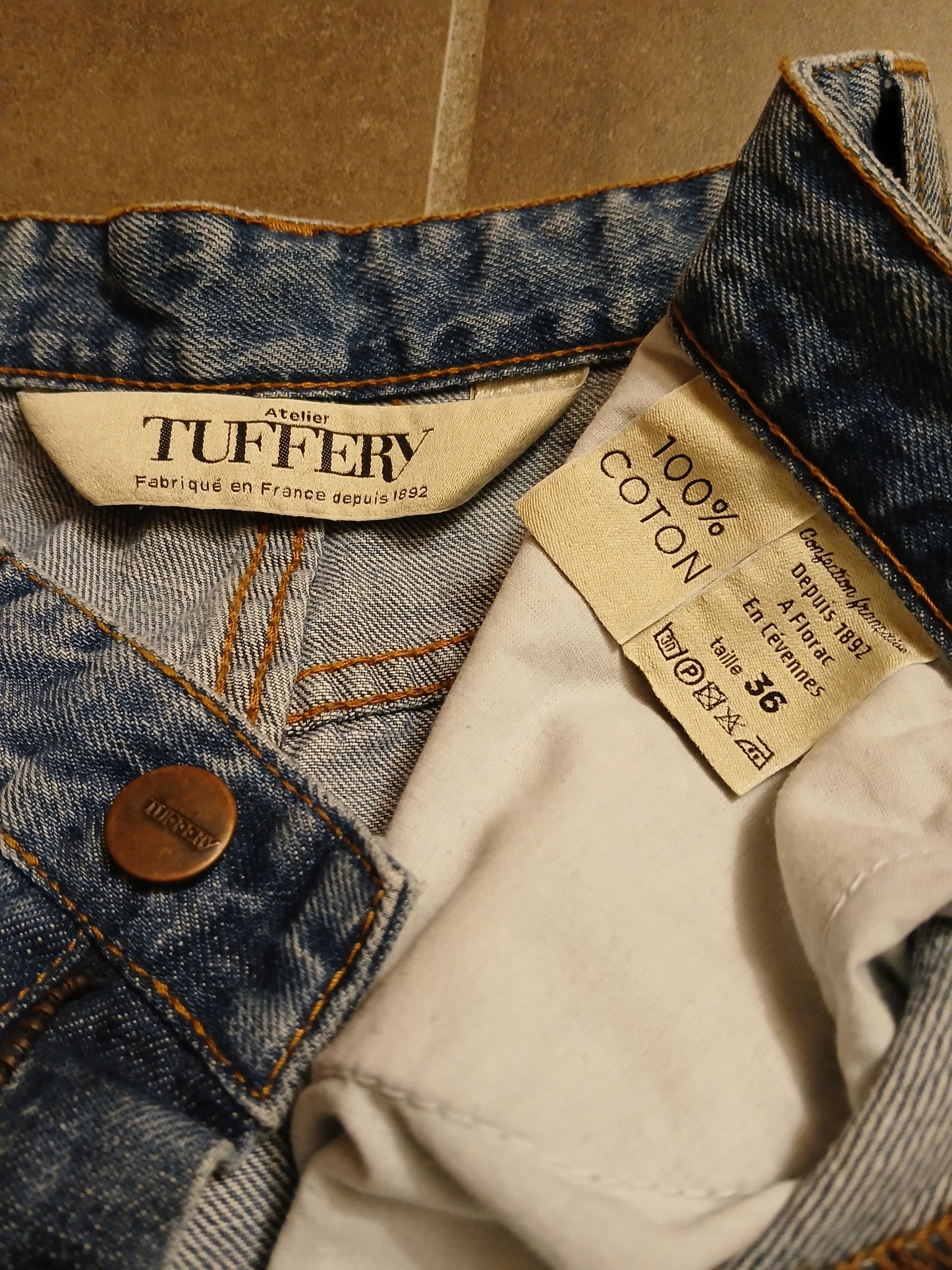 Jean mom taille haute Clair - Marthe