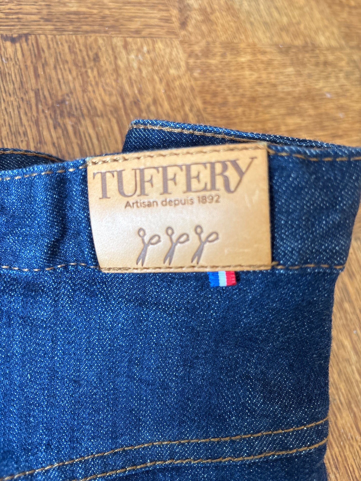 Jupe en jean crayon taille haute Coton Bio - Agathe