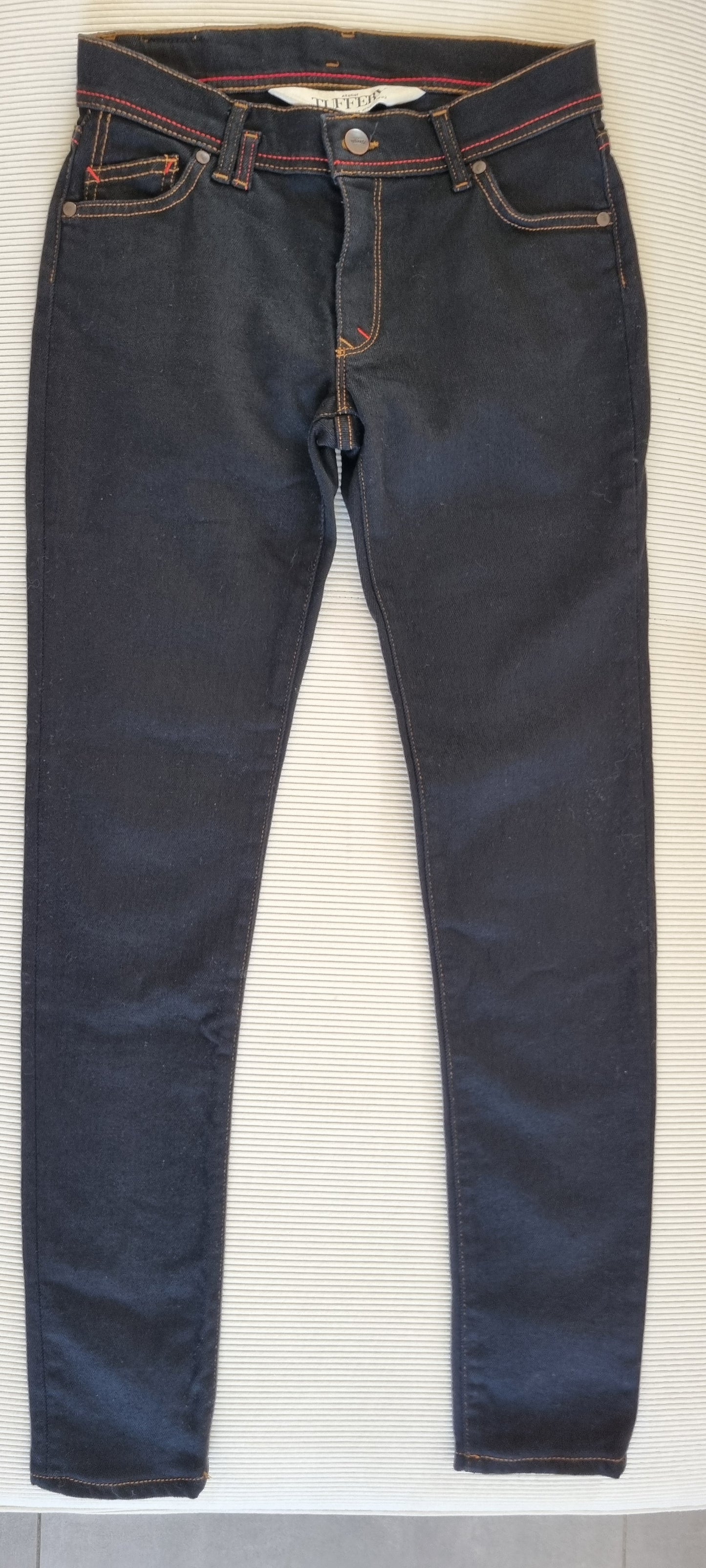 Jean slim taille standard Noir - Mathilde