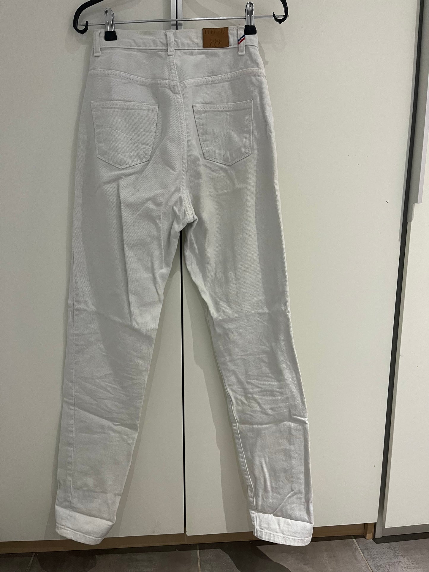 Jean mom taille haute blanc - Marthe