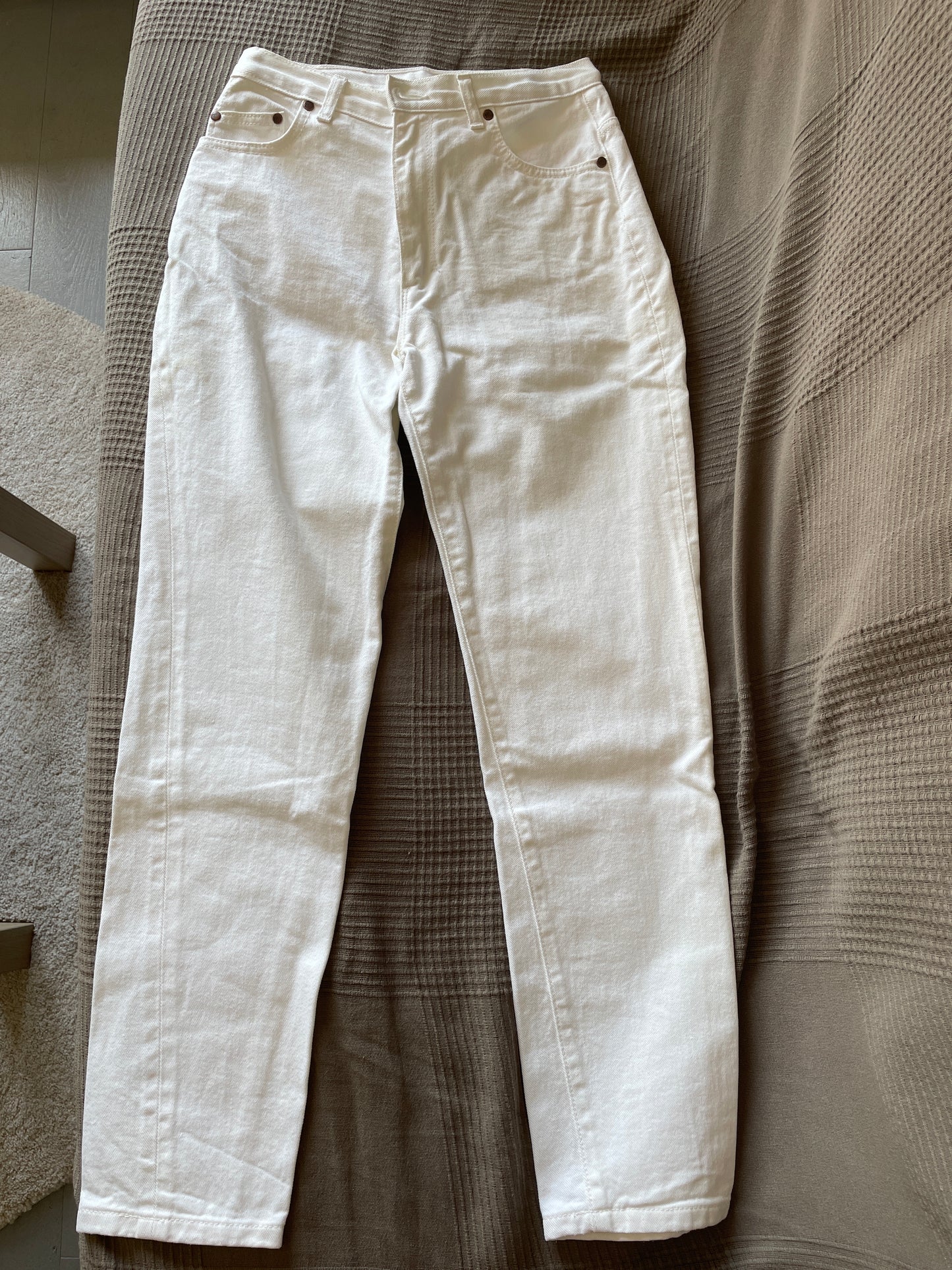 Jean mom taille haute blanc - Marthe