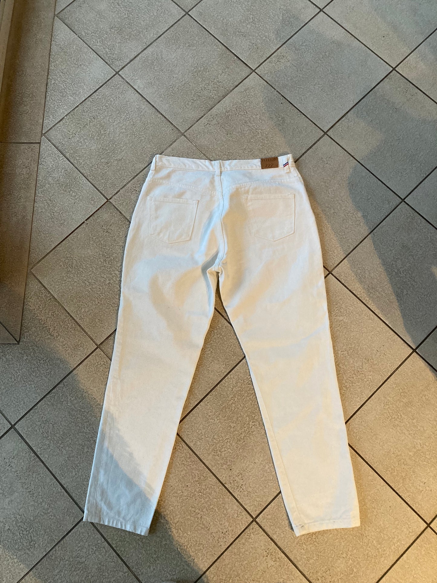 Jean mom taille haute blanc - Marthe