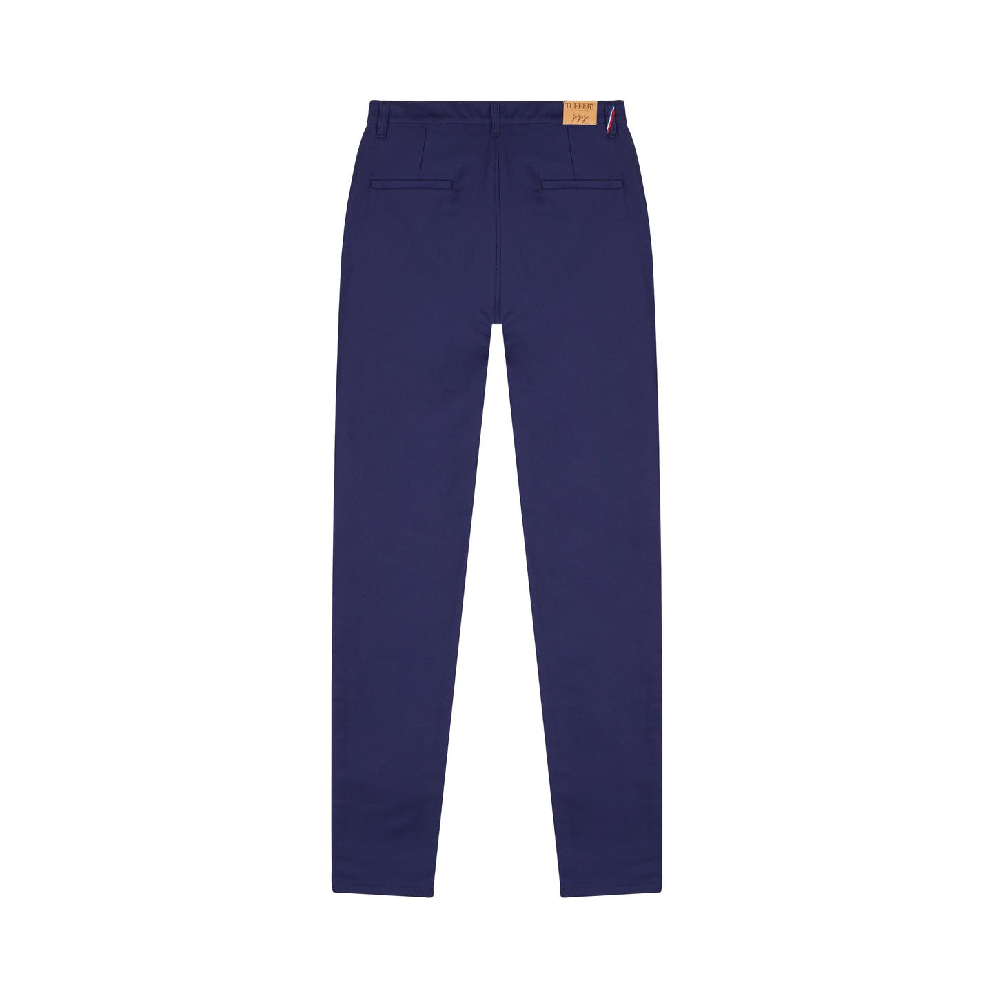 Chino ajusté taille haute Moleskine - Léonie