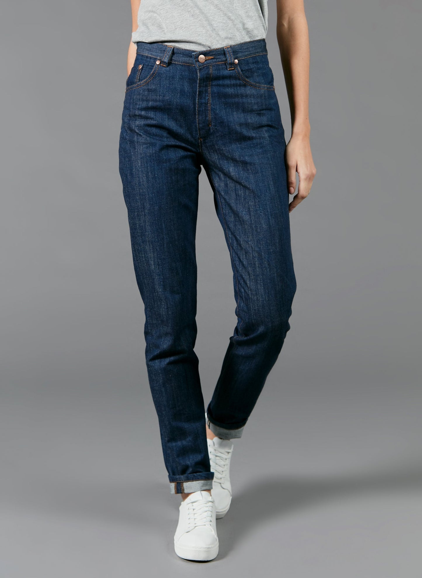 Jean mom taille haute Coton Bio - Marthe