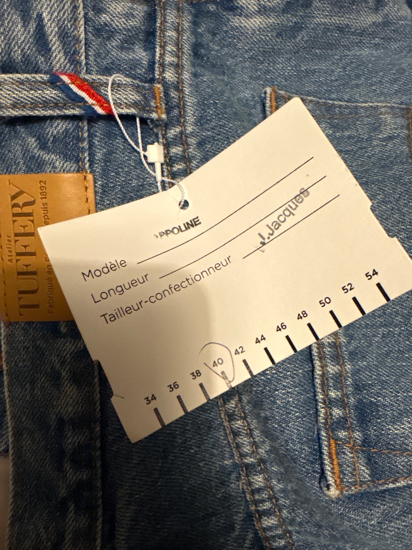 Jean droit taille haute clair – Apolline