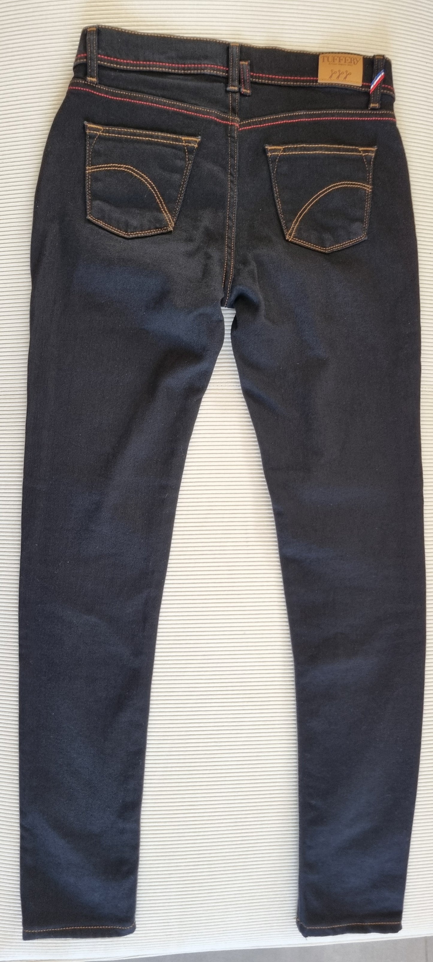 Jean slim taille standard Noir - Mathilde