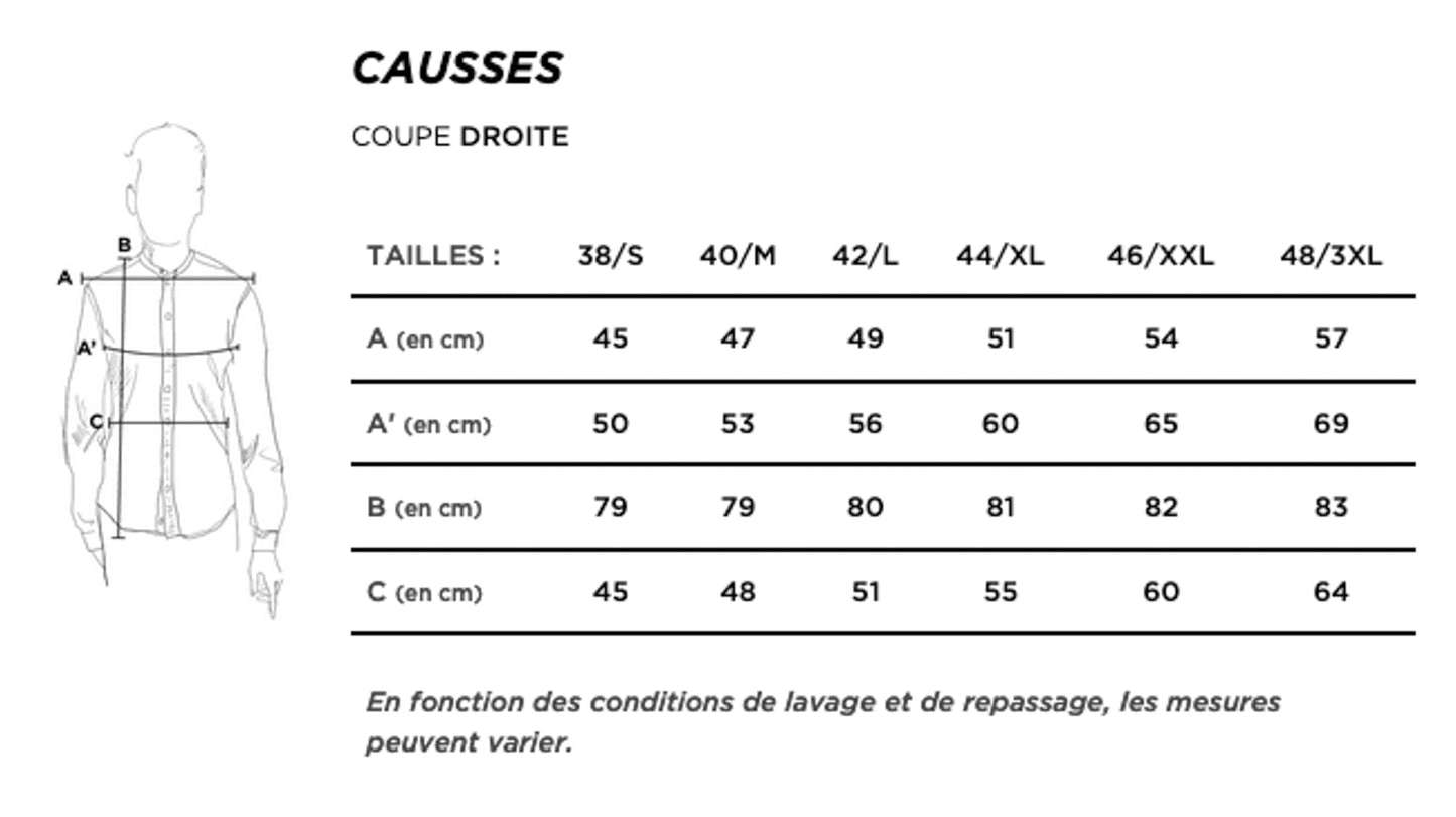 Chemise en jean clair - Causses