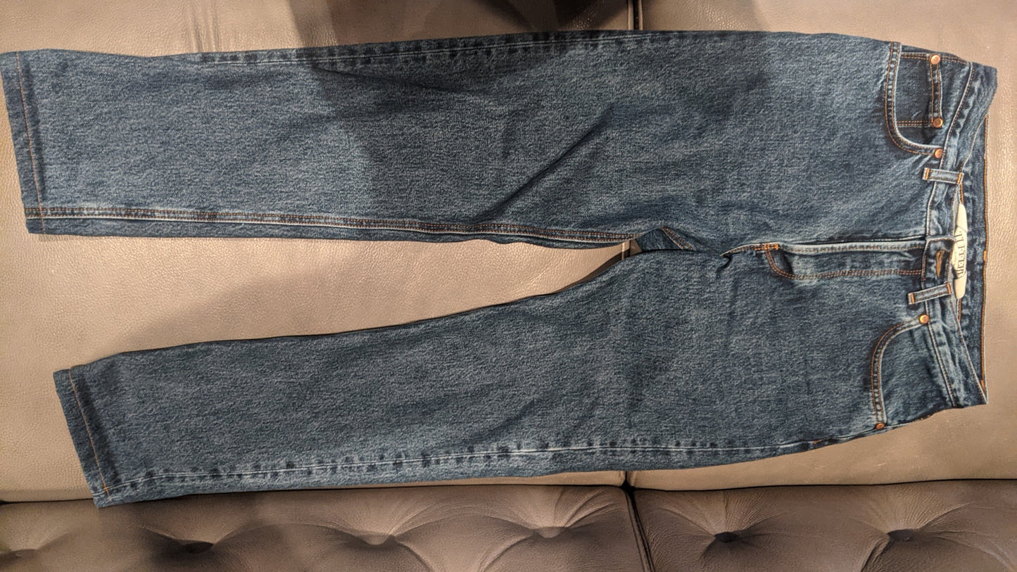 Jean droit taille haute stonewashed - Apolline