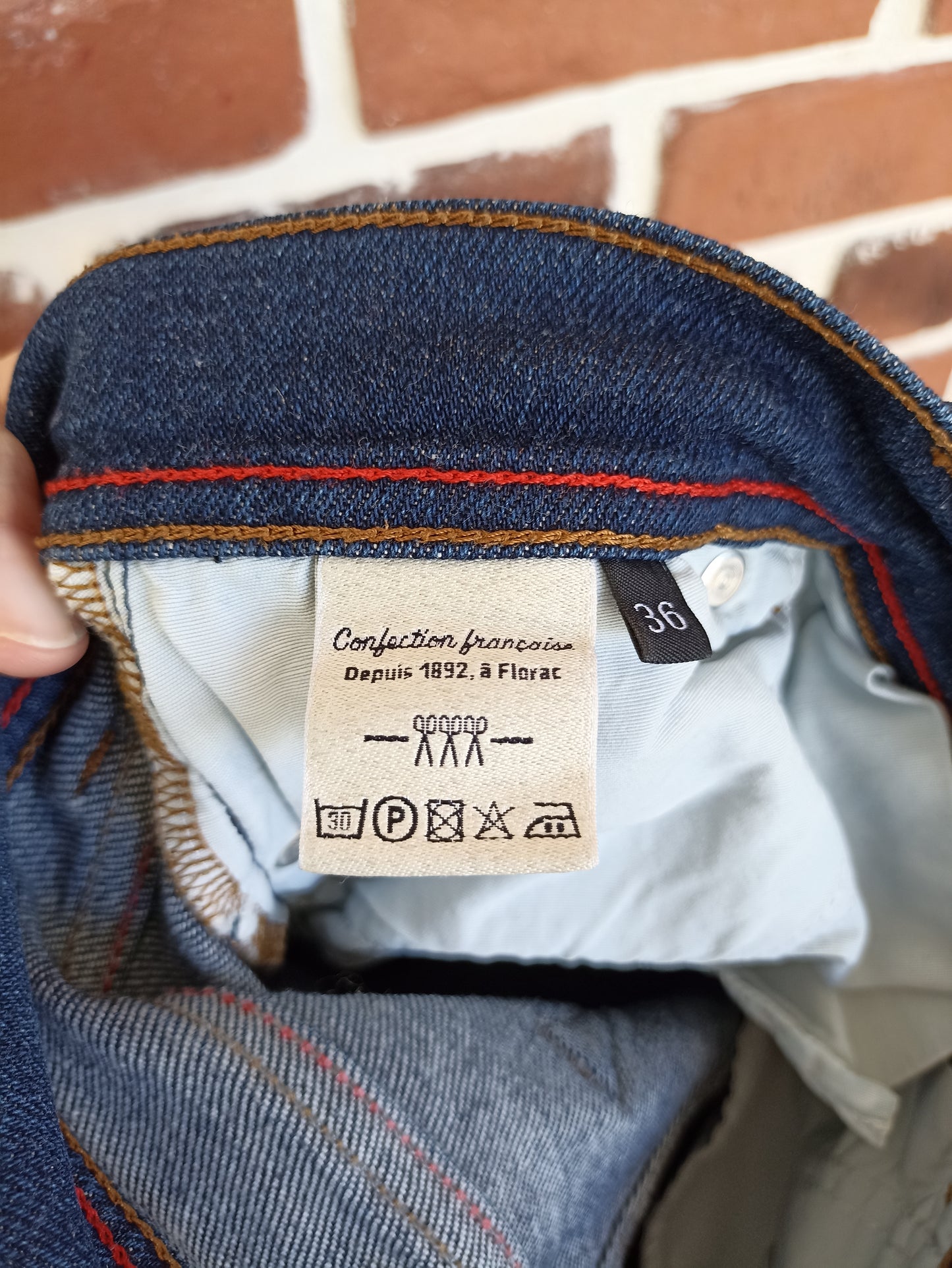 Jean slim taille standard Brut - Mathilde