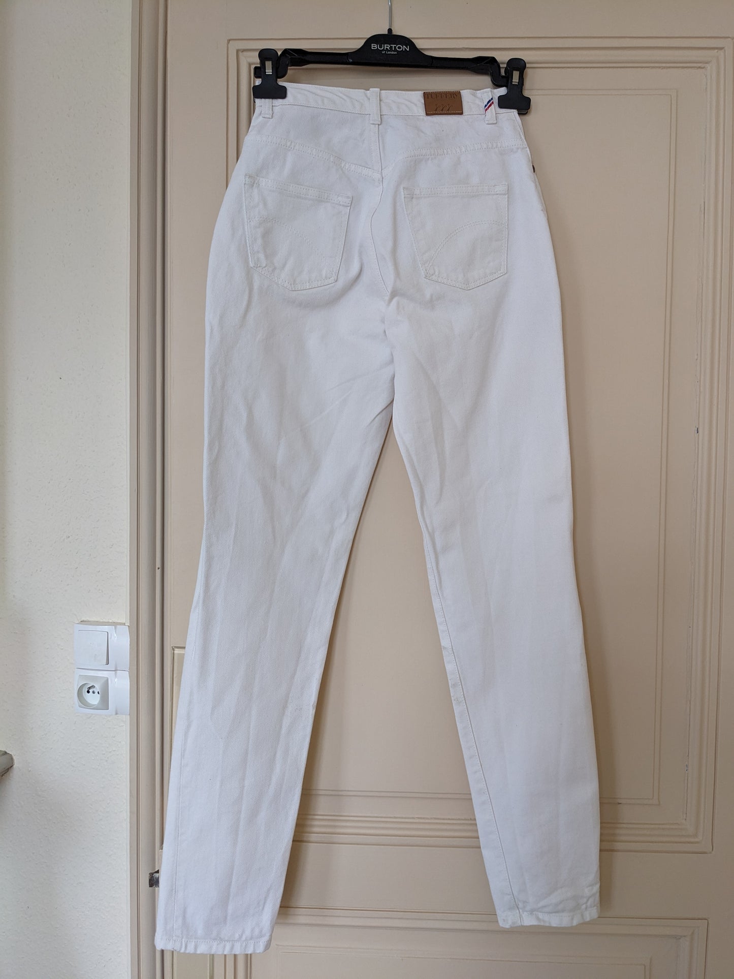 Jean mom taille haute blanc - Marthe