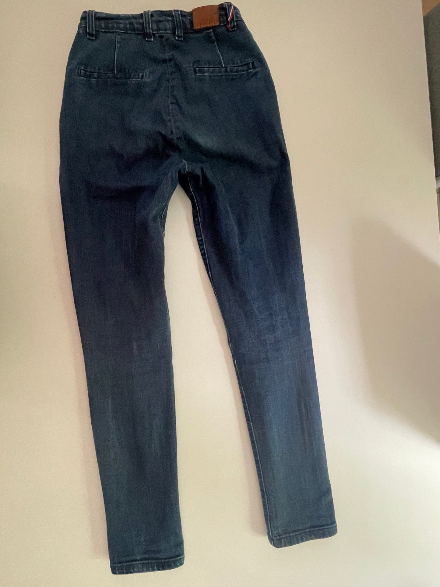 Chino ajusté taille haute Brut Coton Bio - Léonie