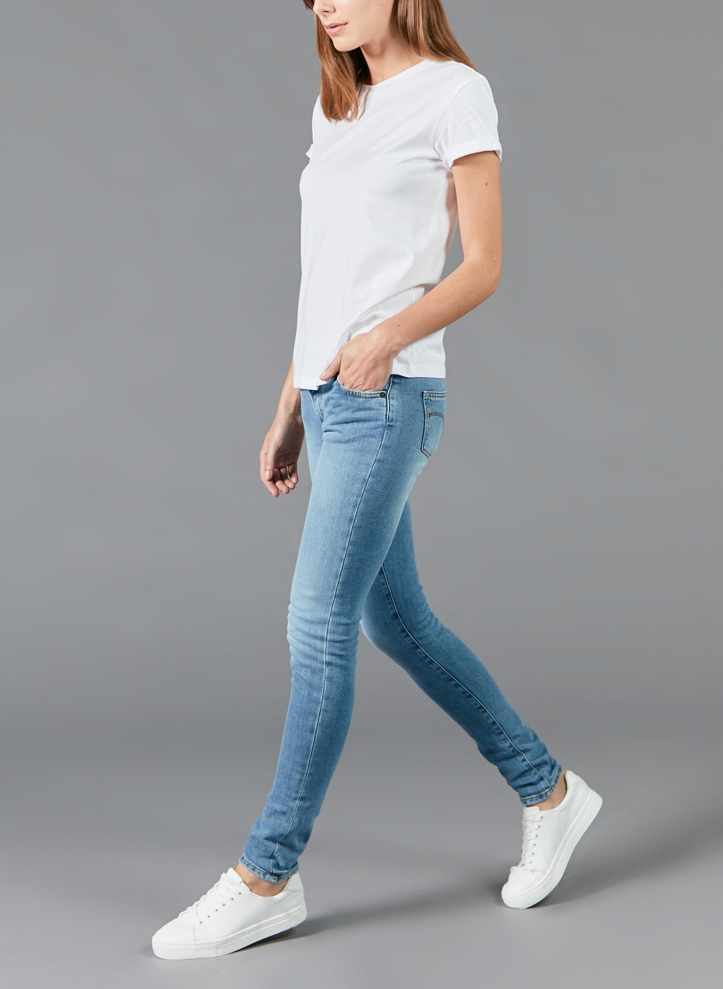 Jean slim taille standard Clair - Mathilde