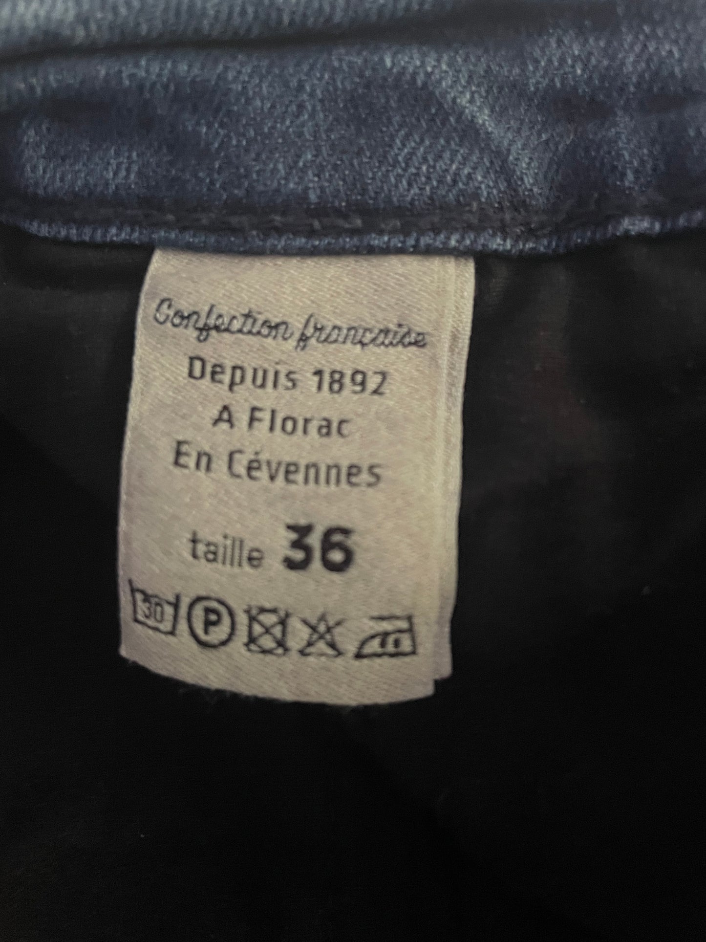 Chino ajusté taille haute Brut Coton Bio - Léonie