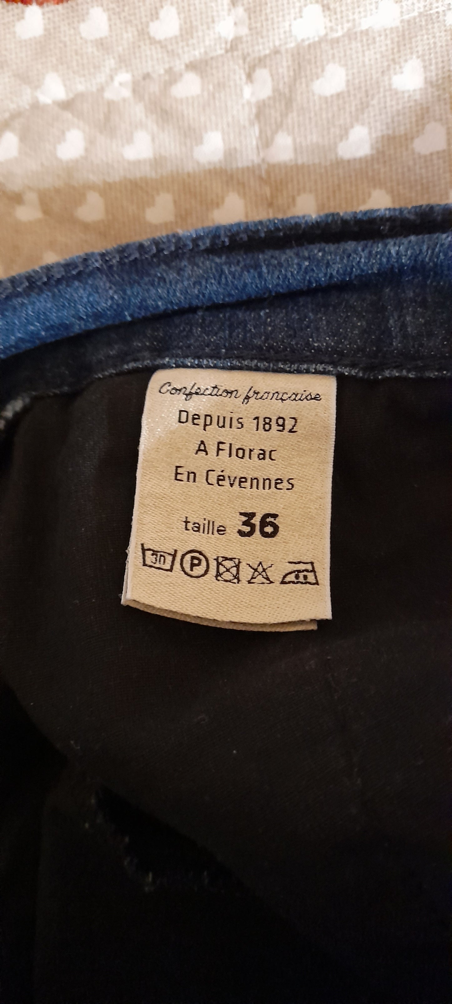 Chino ajusté taille haute Brut Coton Bio - Léonie