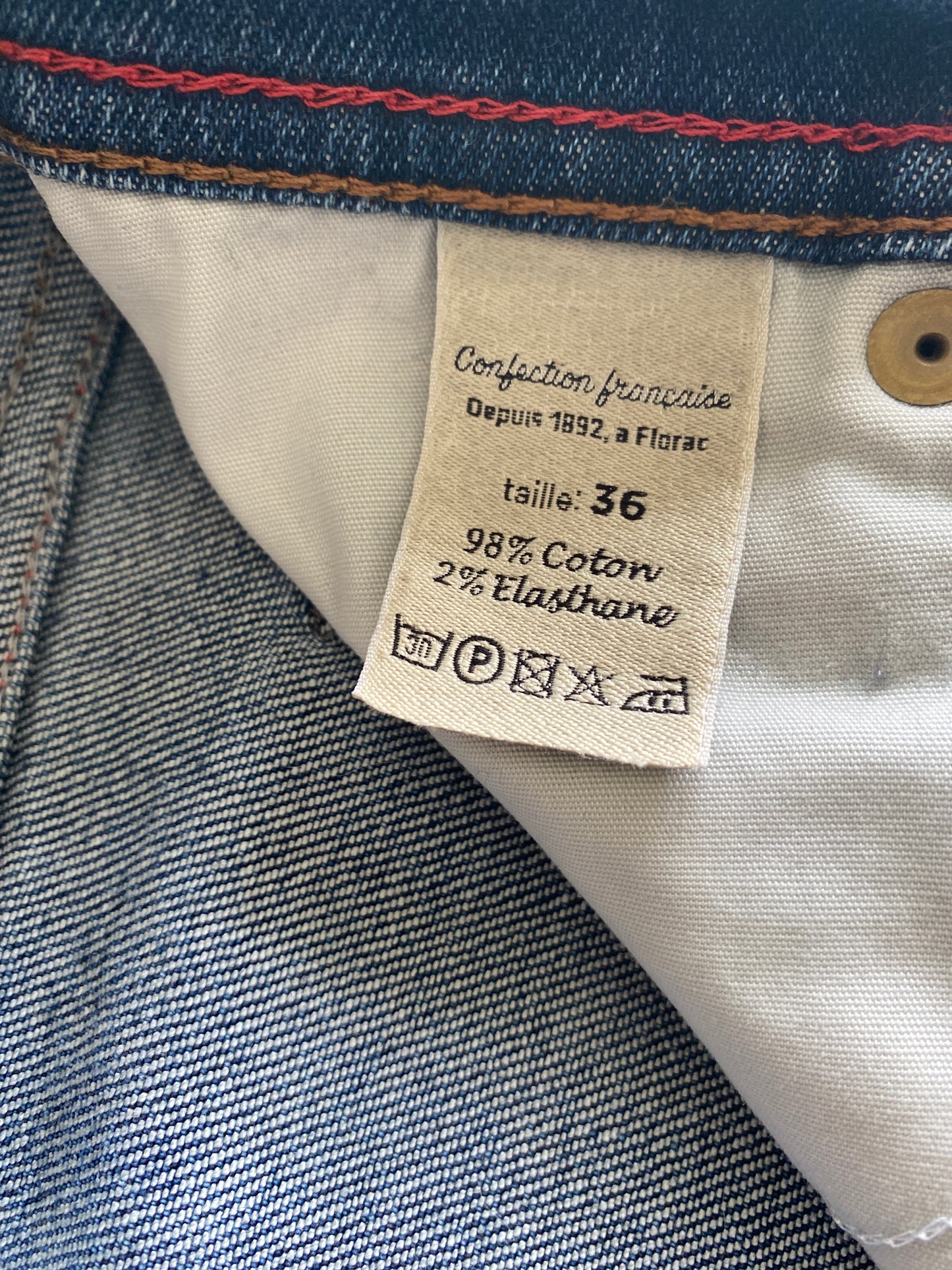 Jean slim taille standard Brut - Mathilde
