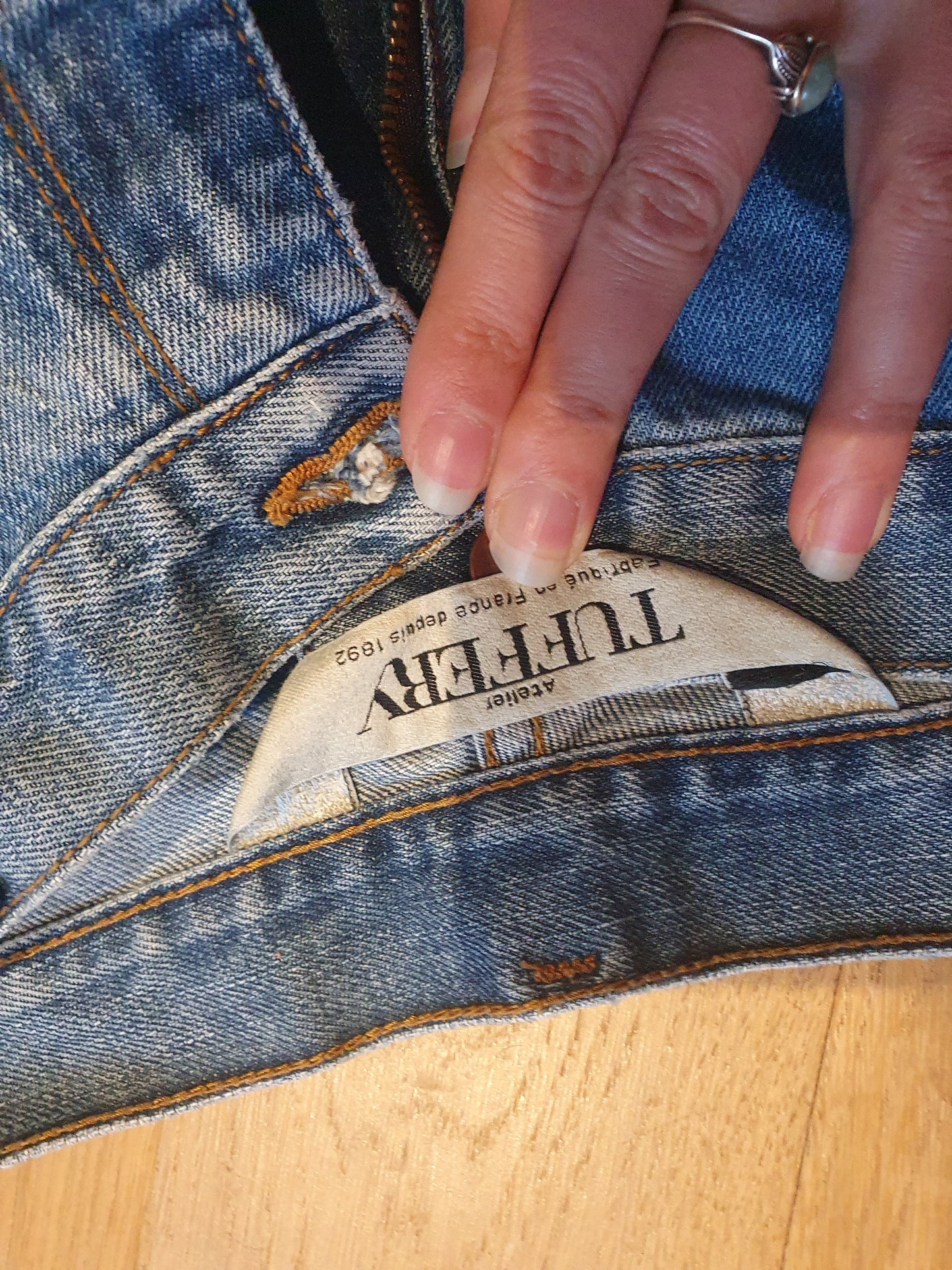 Jean mom taille haute Clair - Marthe