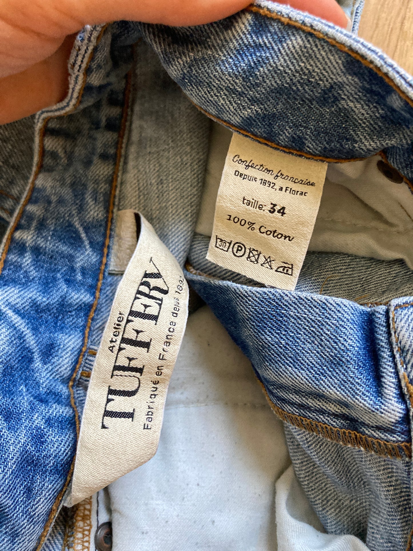 Jean mom taille haute Clair - Marthe