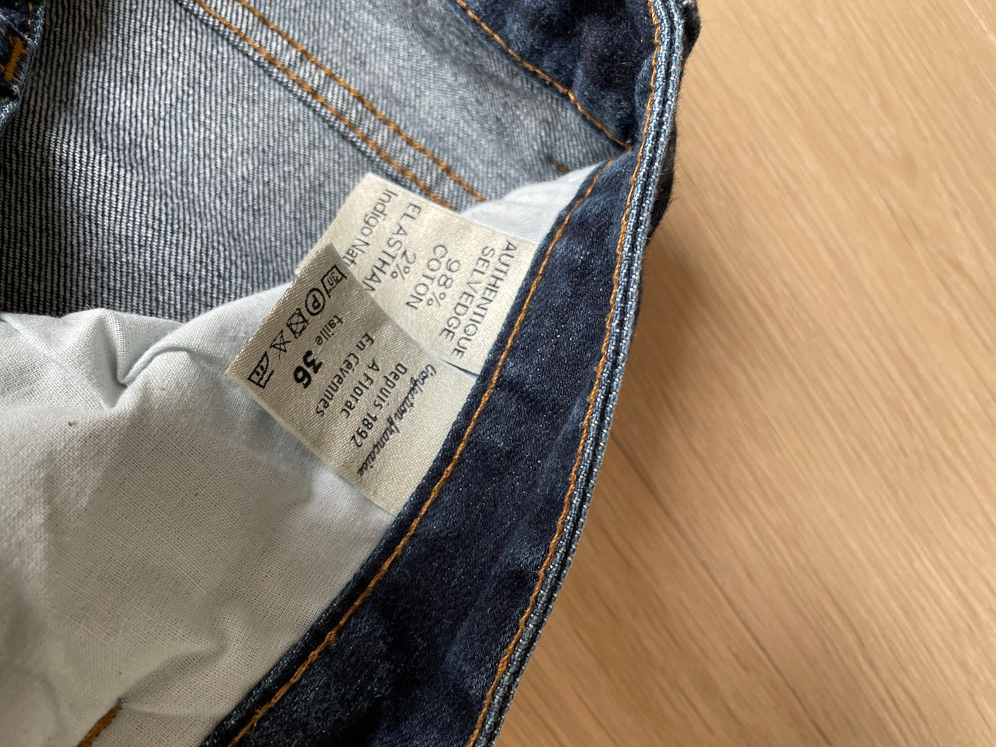 Jean droit ajusté Brut Selvedge - Alphonse