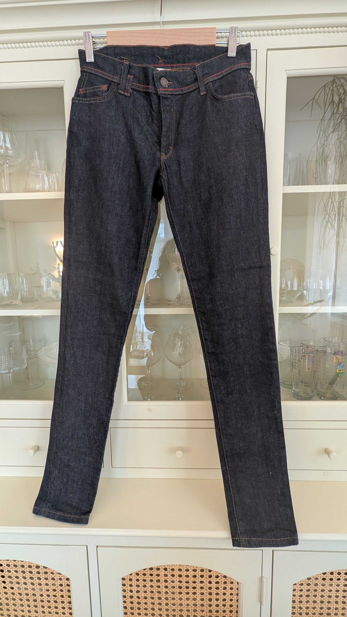 Jean slim taille standard Noir - Mathilde