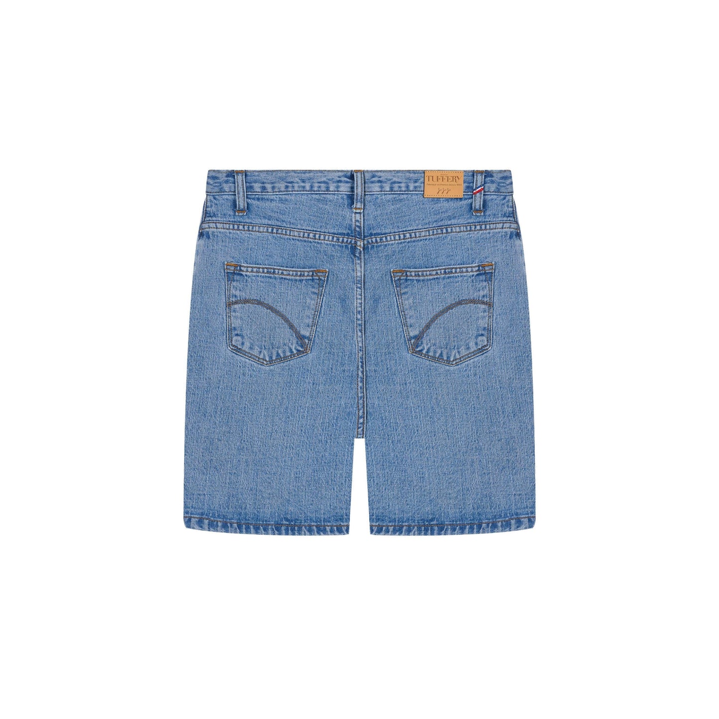 Short femme taille haute en jean Clair - Aimé