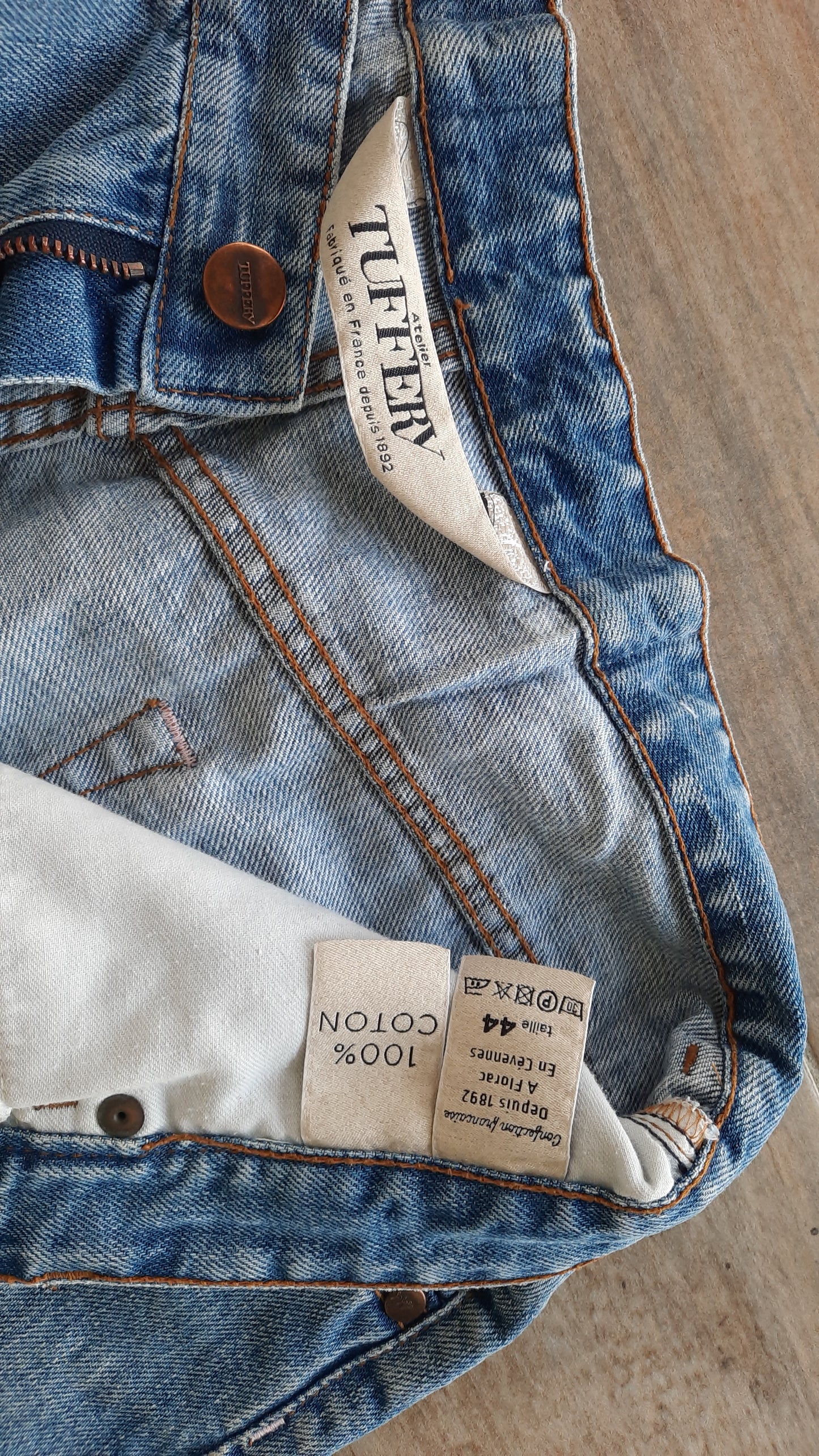 Short en jean taille haute - Aimé