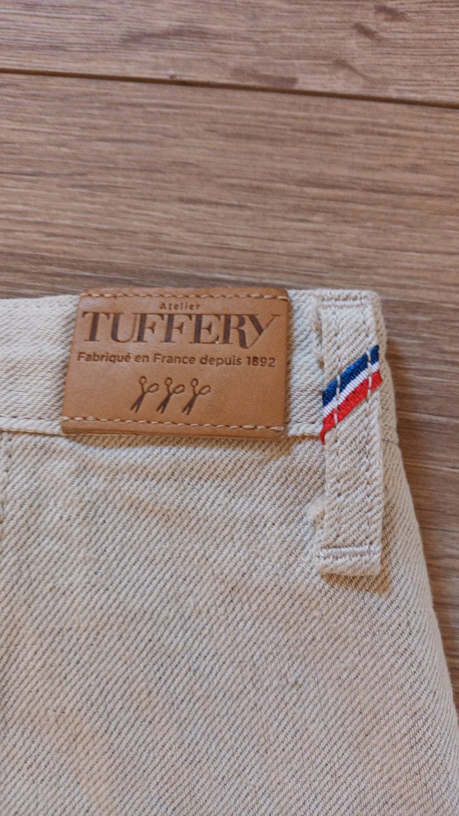 Pantalon femme droit taille haute Chanvre Naturel - Gabi