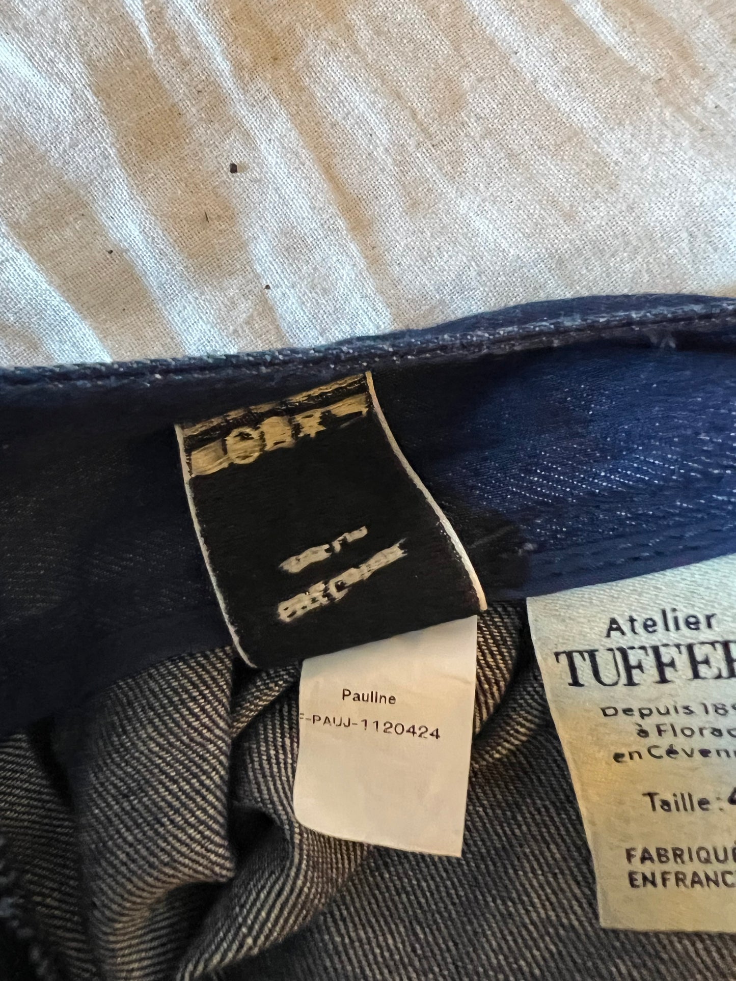 Jupe en jean Lin Français - Pauline
