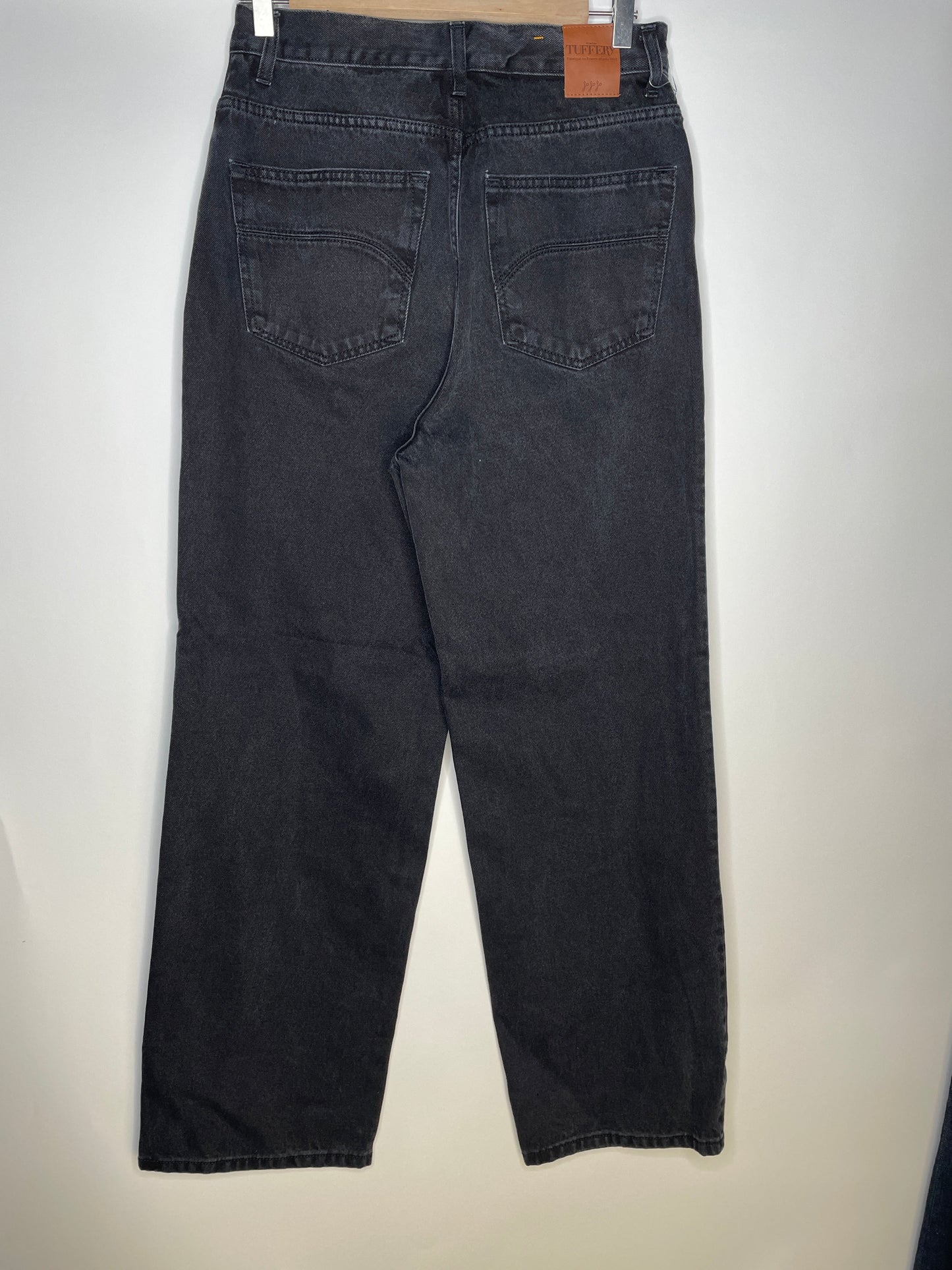 Jean femme baggy Noir Délavé - Gaspard