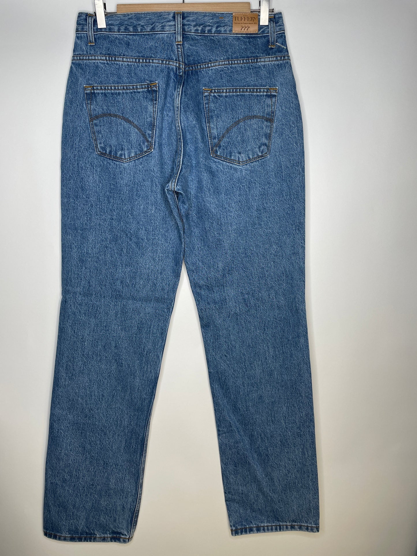 Jean droit taille haute clair – Apolline
