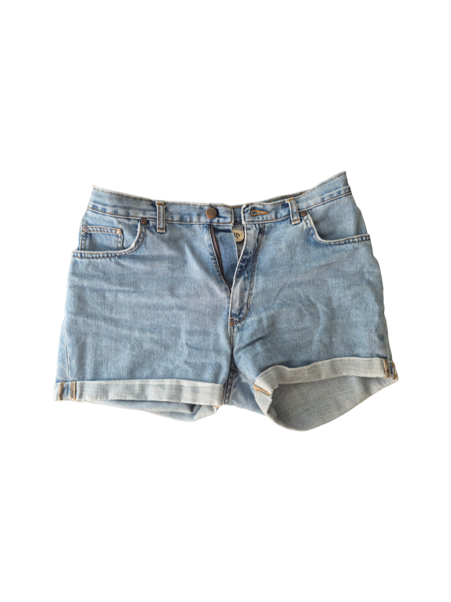 Short femme taille haute en jean Clair - Aimé