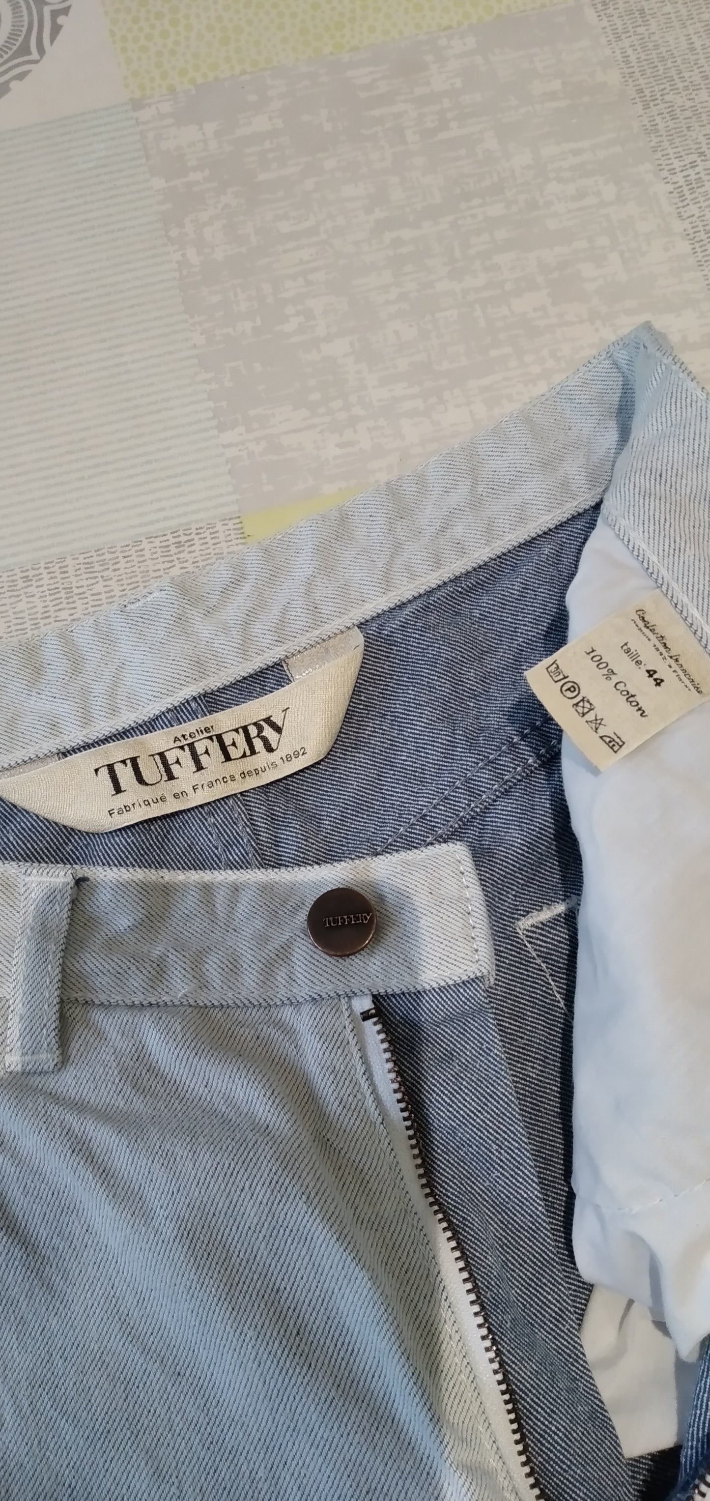 Jean mom taille haute blanc - Marthe