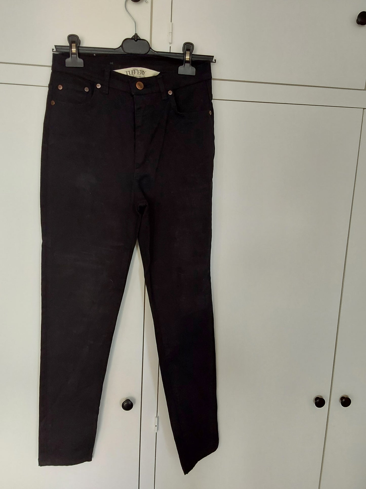 Jean slim Taille Haute Noir – Marianne