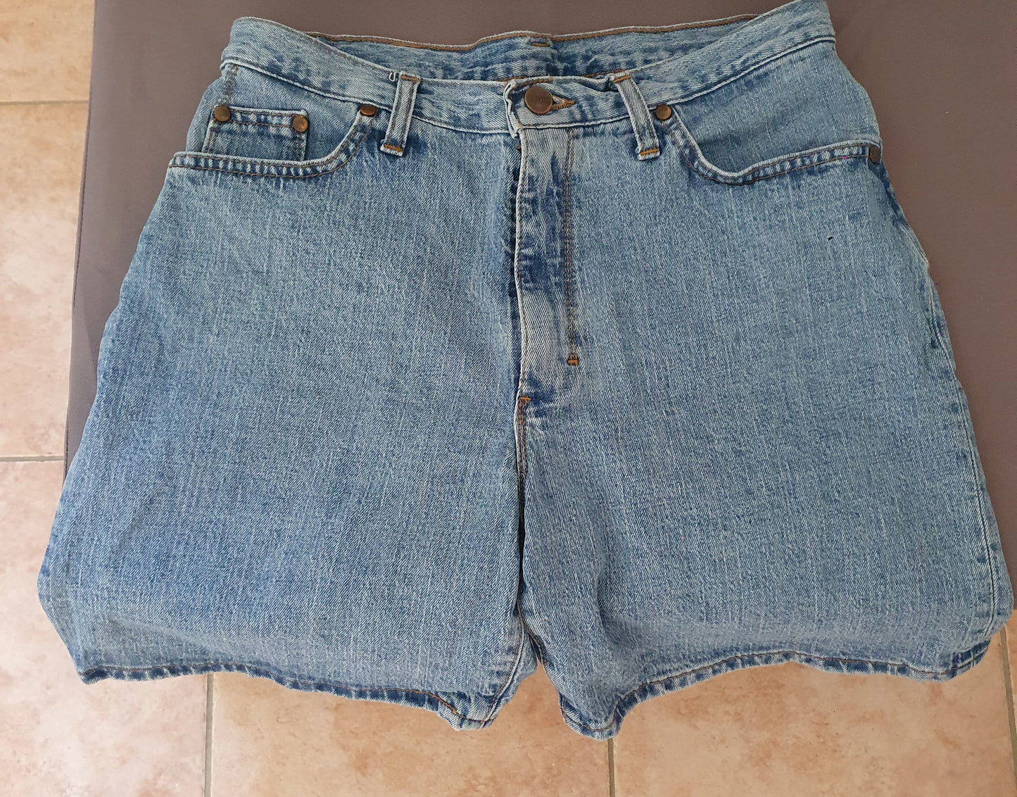 Short femme taille haute en jean Clair - Aimé