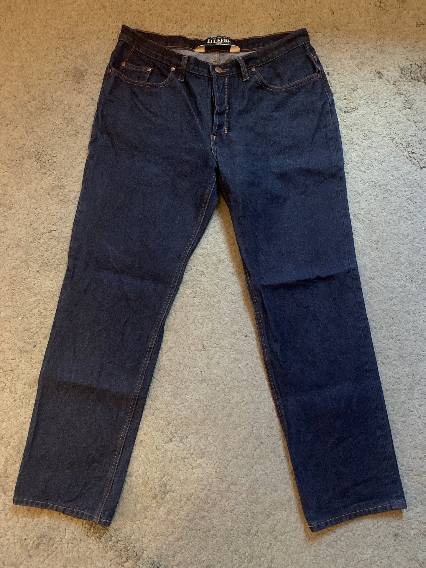 Jean femme droit taille haute Brut - Apolline