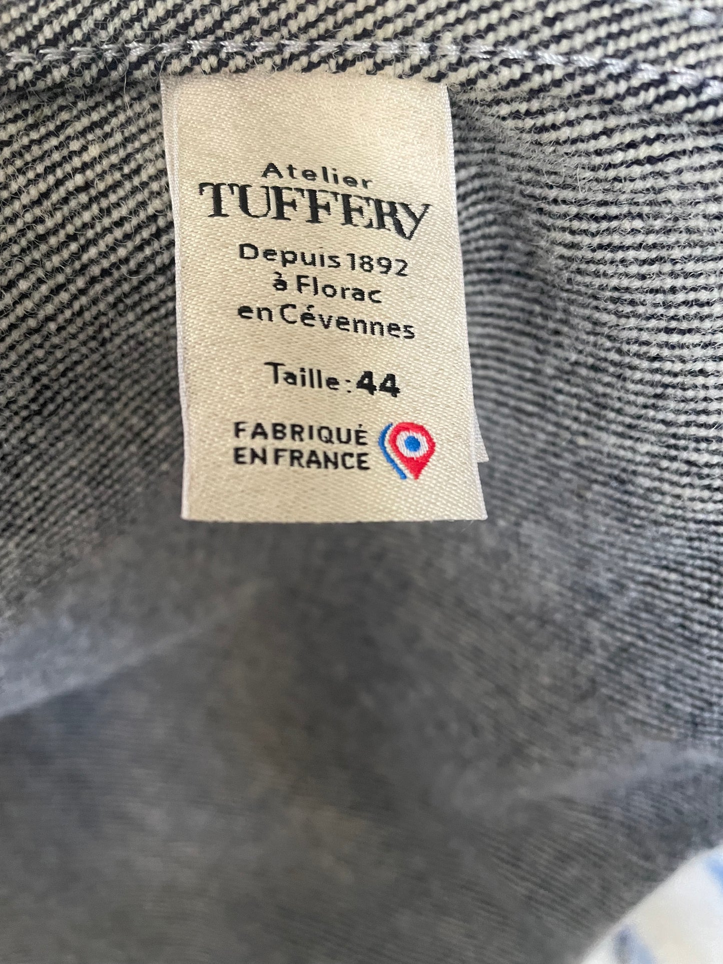 Veste en jean Laine Française - Méjean