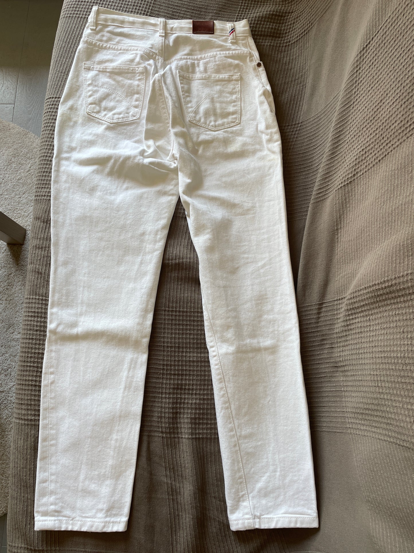 Jean mom taille haute blanc - Marthe