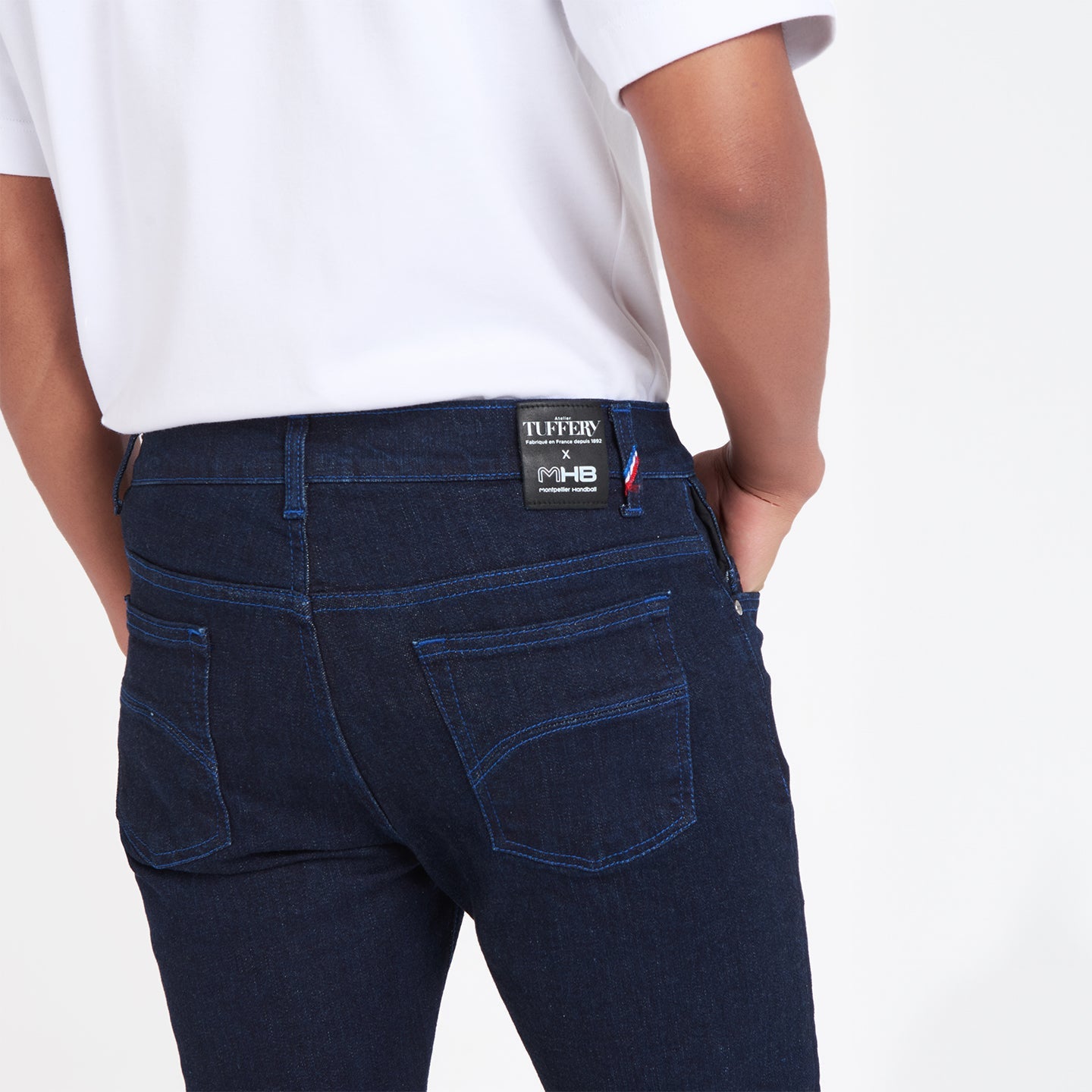 Jean homme droit ajusté Brut MHB x Atelier TUFFERY - Alphonse