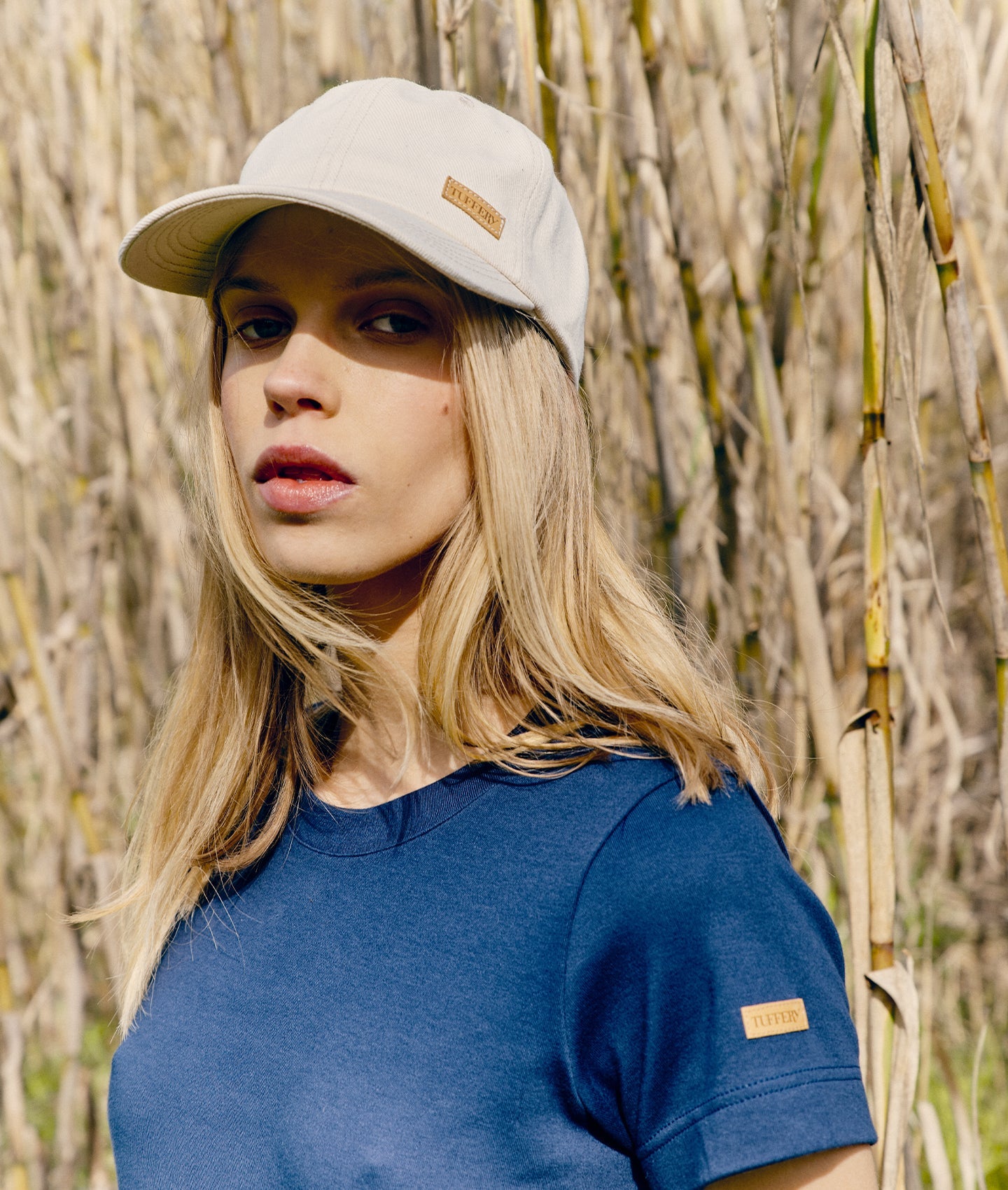 Casquette en Jean Écru