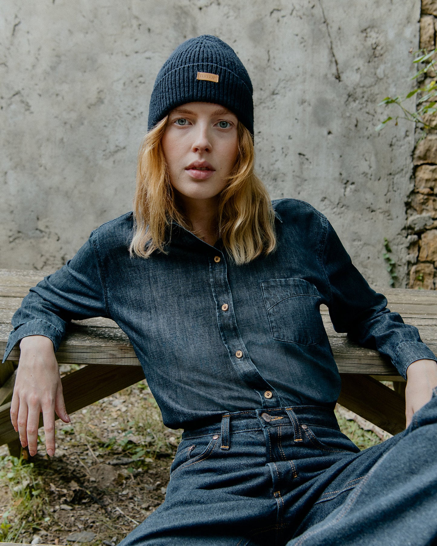 Chemise Femme droite Stonewashed - Aubrac